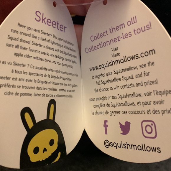 NWT KellyToy Squishmallows Skeeter 7” - Picture 4 of 5